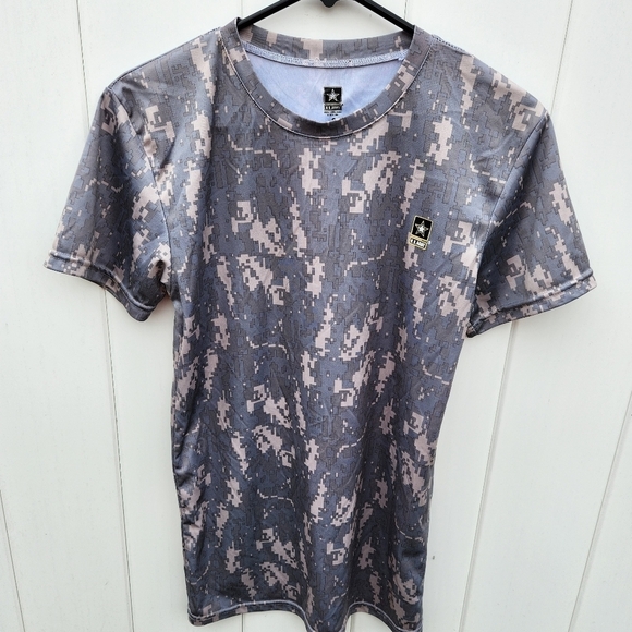 Army Camo Athletic T Shirt - Picture 6 of 6